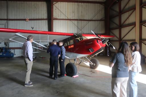 Aerospace Engineering field trip to airport