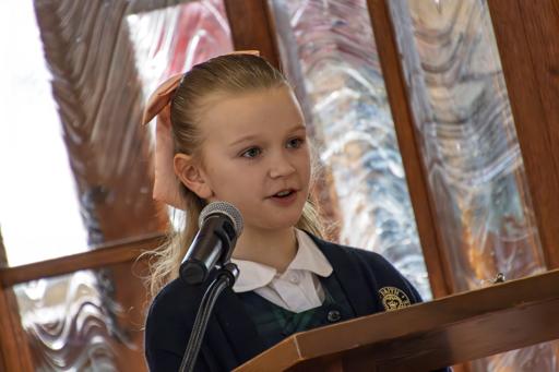 Grade 4 Valentine's Day Prayer Service