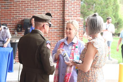 Spring Parents Day - parents with cadets