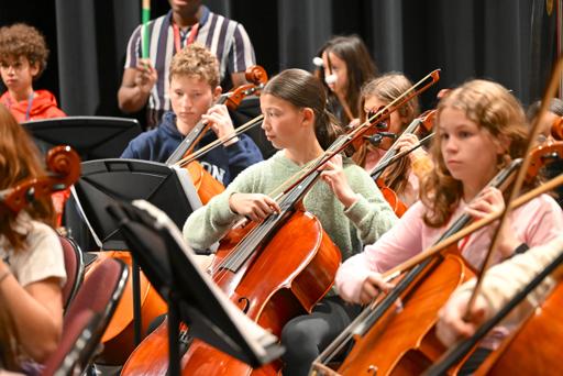US and LS Combined Orchestra Practice October 2025