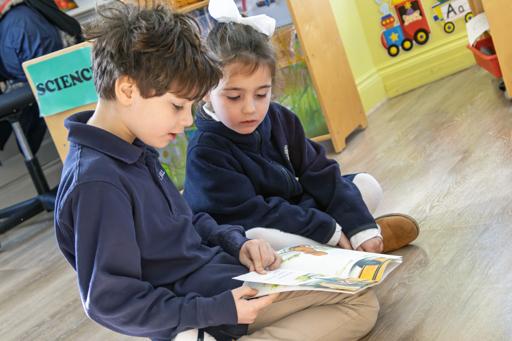 First Graders Read to Pre-K