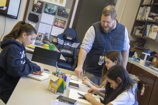 Grade 5 Art Thread Silhouette