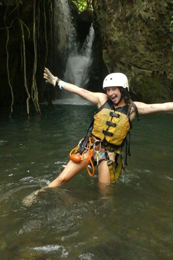 Day 3- horseback, waterfall, water rapalling 