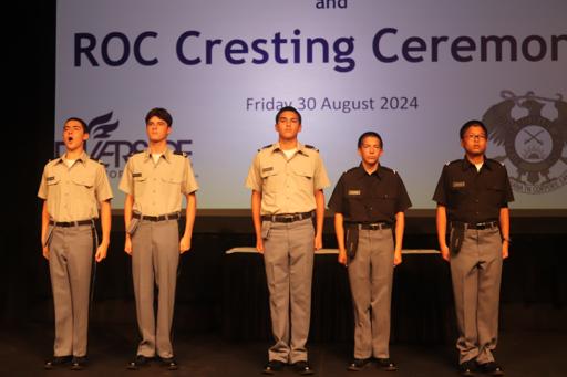 ROC Cresting and Promotions Ceremony