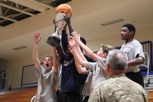 Commandants Cup basketball games