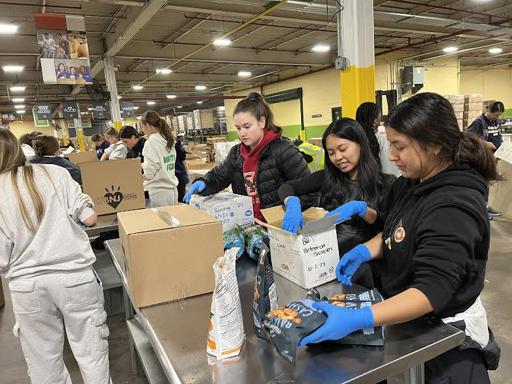 Seniors' Service Trip to the Community Food Bank