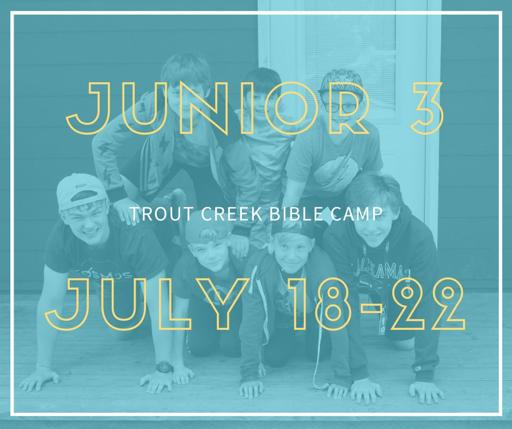 Junior 3 (July 18-22)