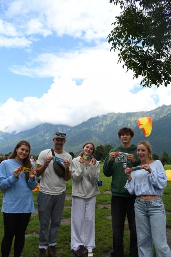 July 29th- Japanese Garden, Harder Kulm, Paragliding, Dinner boat Cruise, Talent show Auditions!