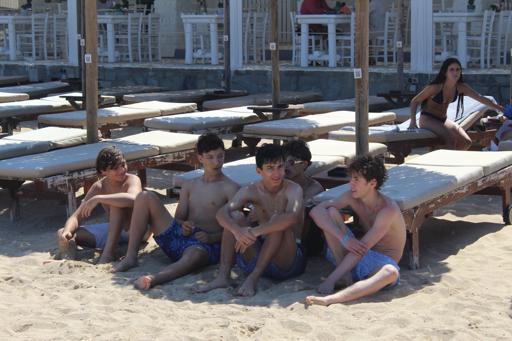 Day 4: Ferry to Paros, Santa Maria Beach & Sunset Dinner