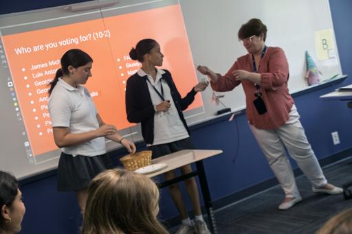 Theology 10 Students Hold Their Own Conclave (5.7.25)