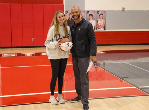 Anna Johnson - Career Stats Basketball Celebration