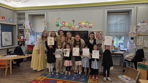 Senior Theology Students Teach LS (various grades)