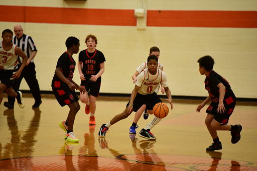 Middle School Basketball VS North Cross