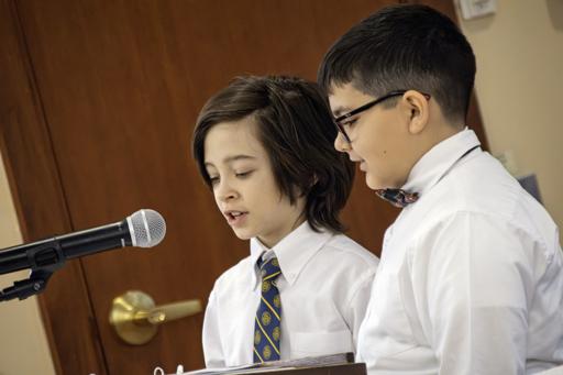 Grade 4 Valentine's Day Prayer Service