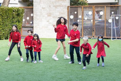 Kindergarten and their 6th buddies 11-29