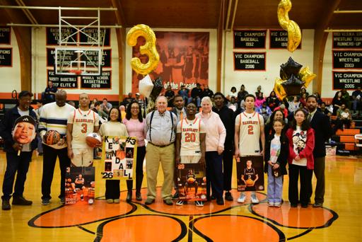 Varsity Basketball Senior Recognition