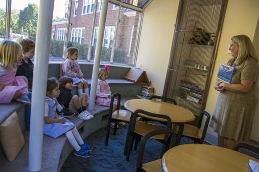 Mrs. Spies Reads Halloween Book to Pre-K