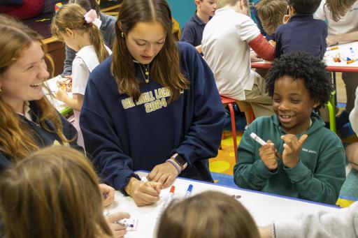 Bible Study Club Visits Lower School