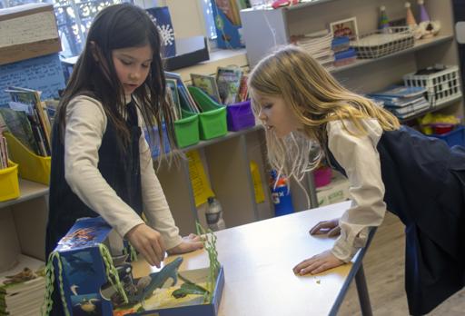 Grade 2 Animal Dioramas and Robots