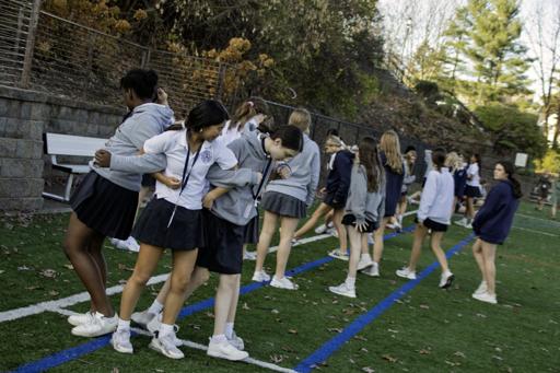 Grade 8 mental health & seminar students Octopus Race