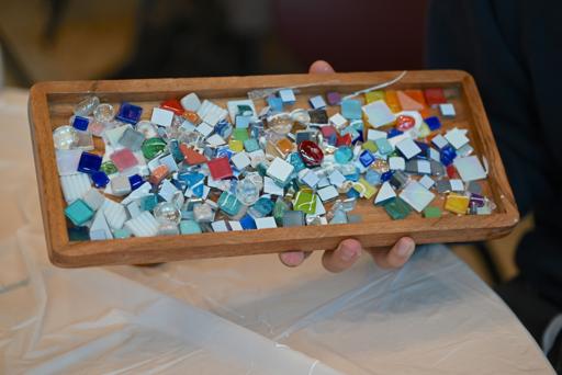 Upper School Winter Mosaic Making 2026